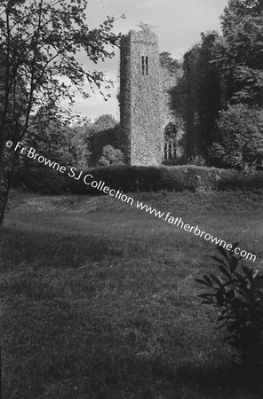 DUNSANY CASTLE FROM S.W. SHOWING MODERN BILLIARD ROOM ADDED ABOUT 1900